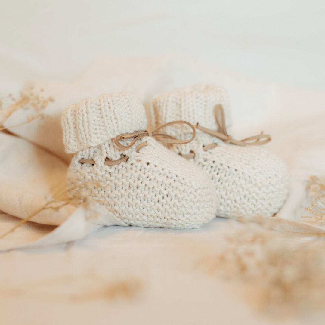 Baby Booties - 100% Organic Cotton