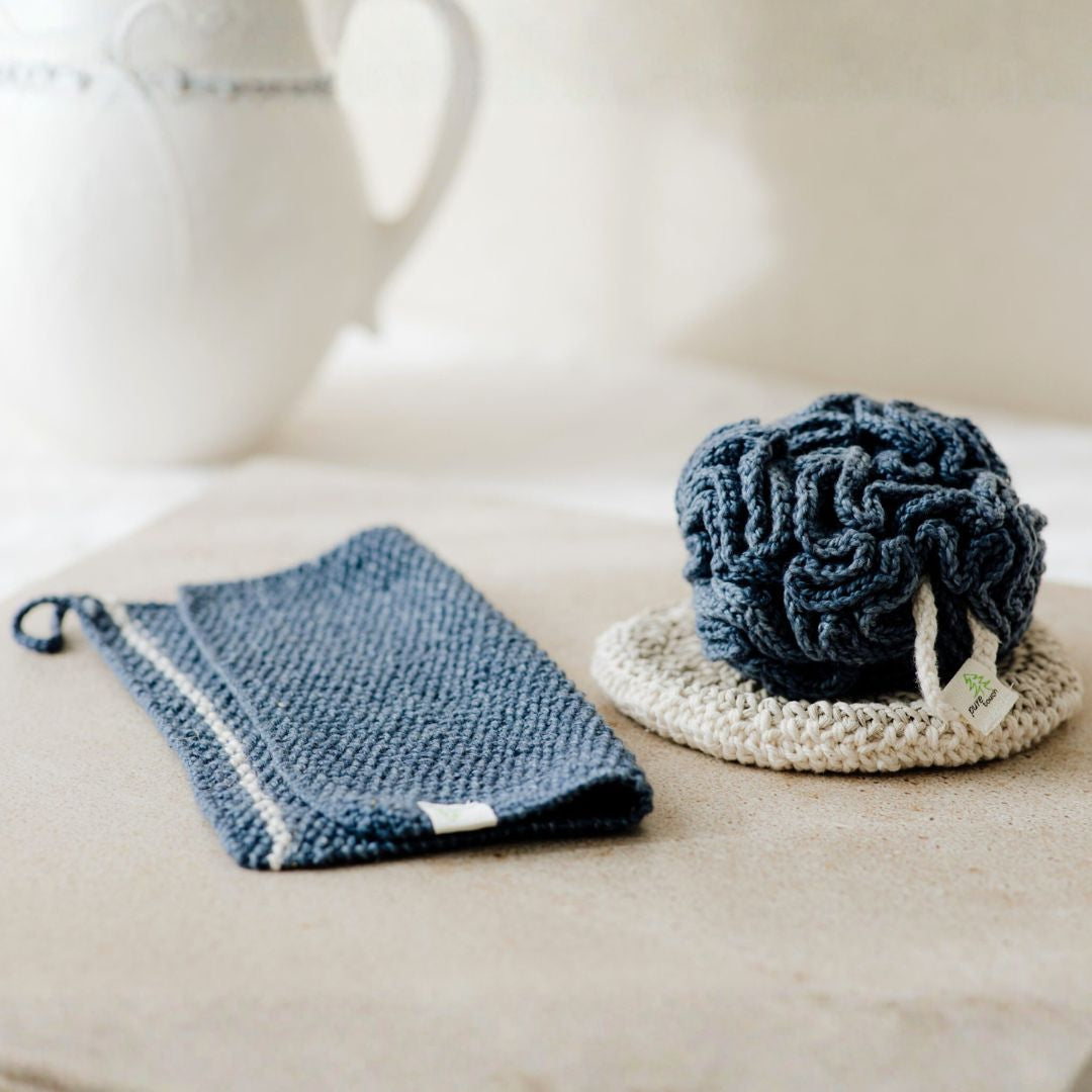 Bathroom Pamper Set - Organic Cotton