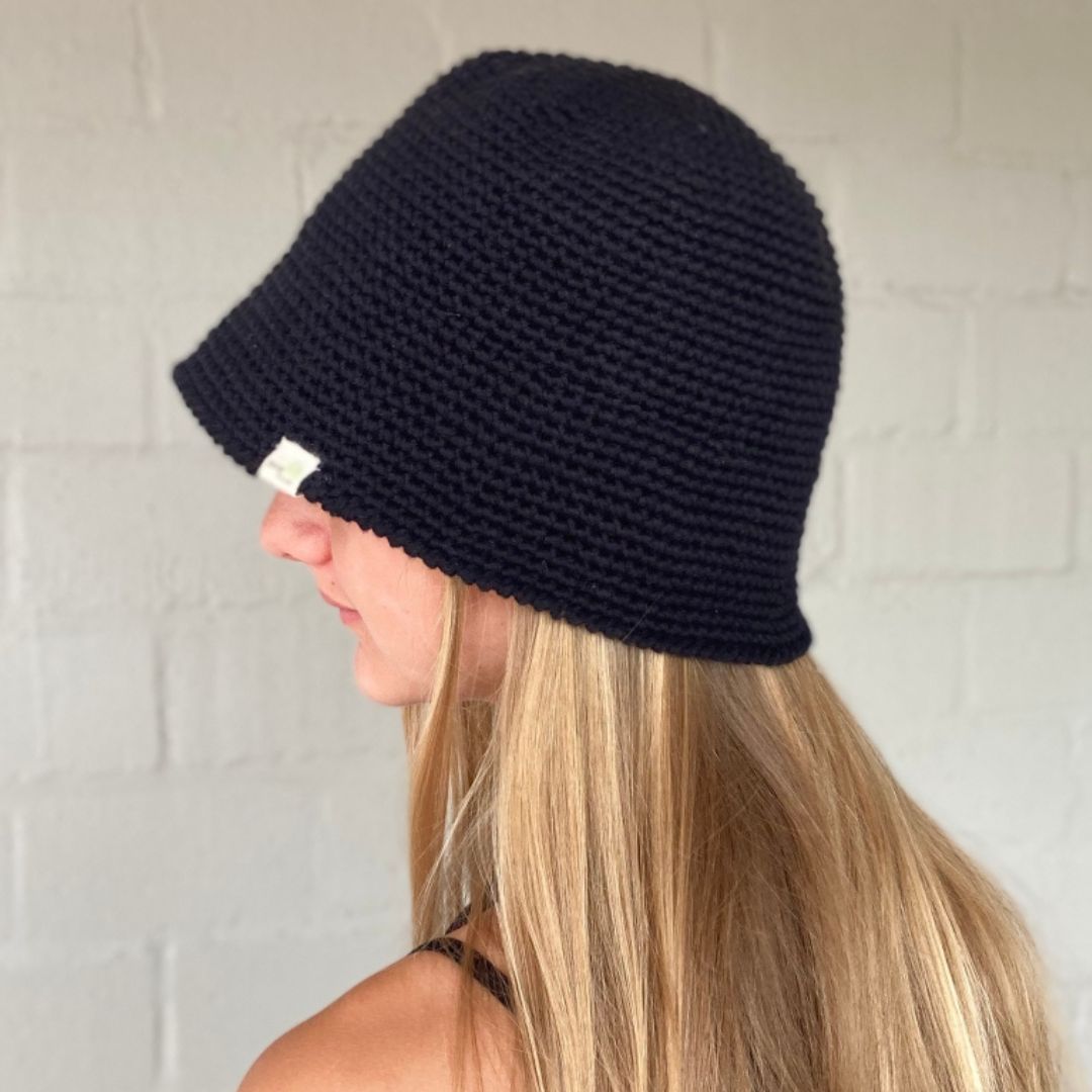 Bella Bucket Hat - Organic Cotton Crochet