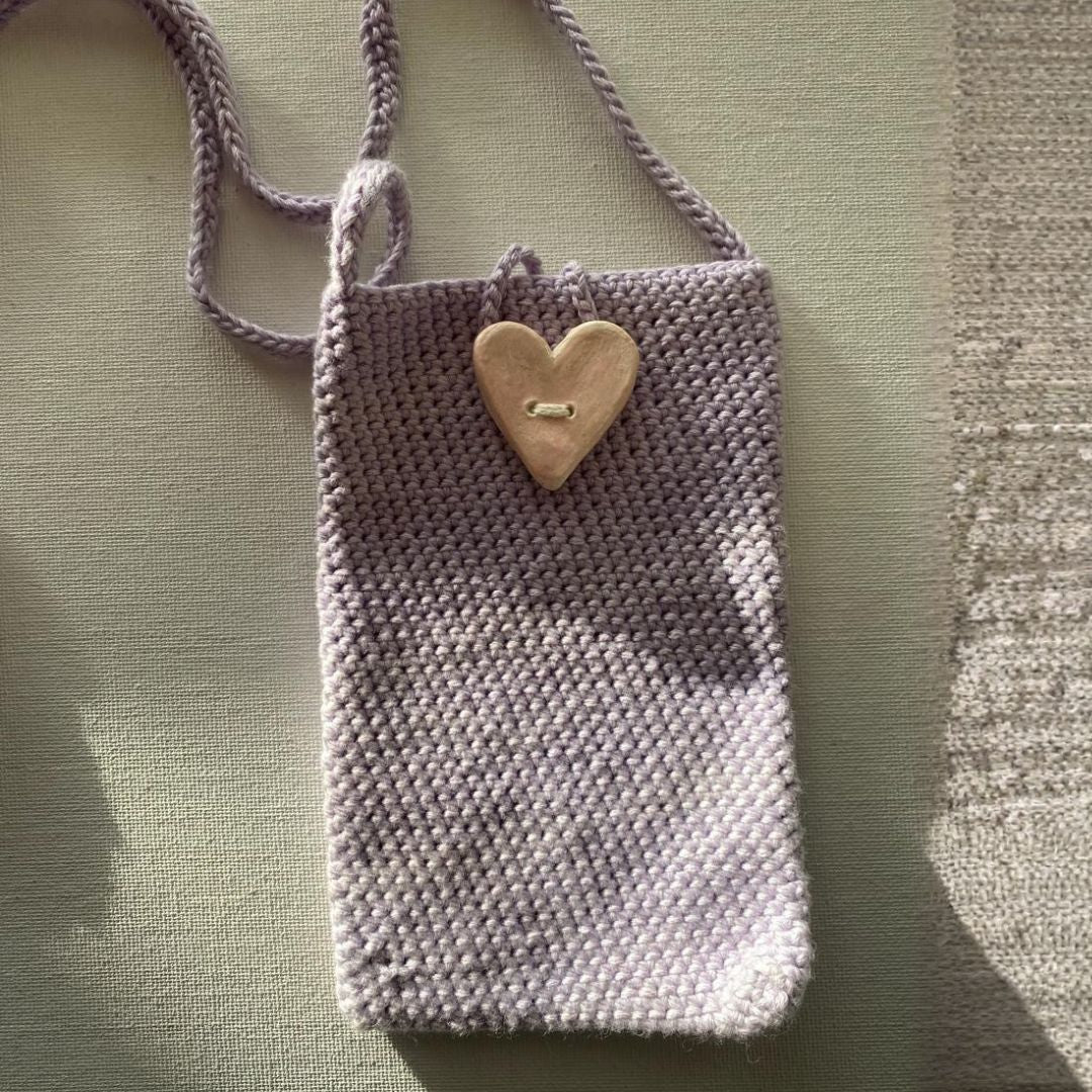 Cross Body Phone Pouch - Organic Cotton
