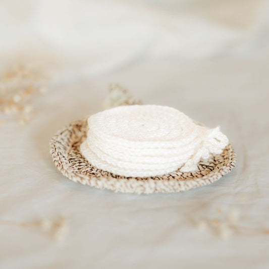 Face Wipes (5-Pack) - Reusable Organic Cotton