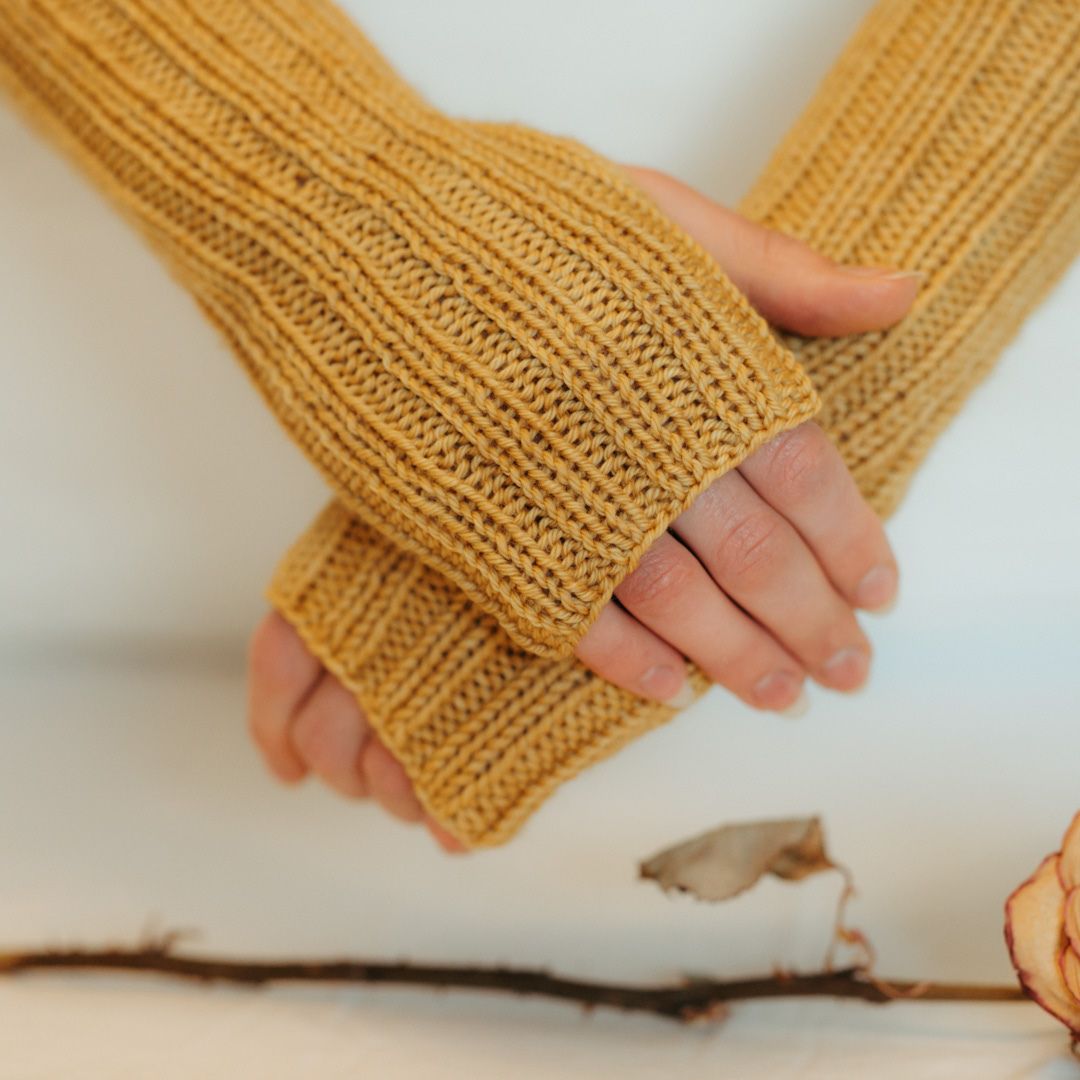 Fingerless Gloves - Merino Wool Hand Warmers