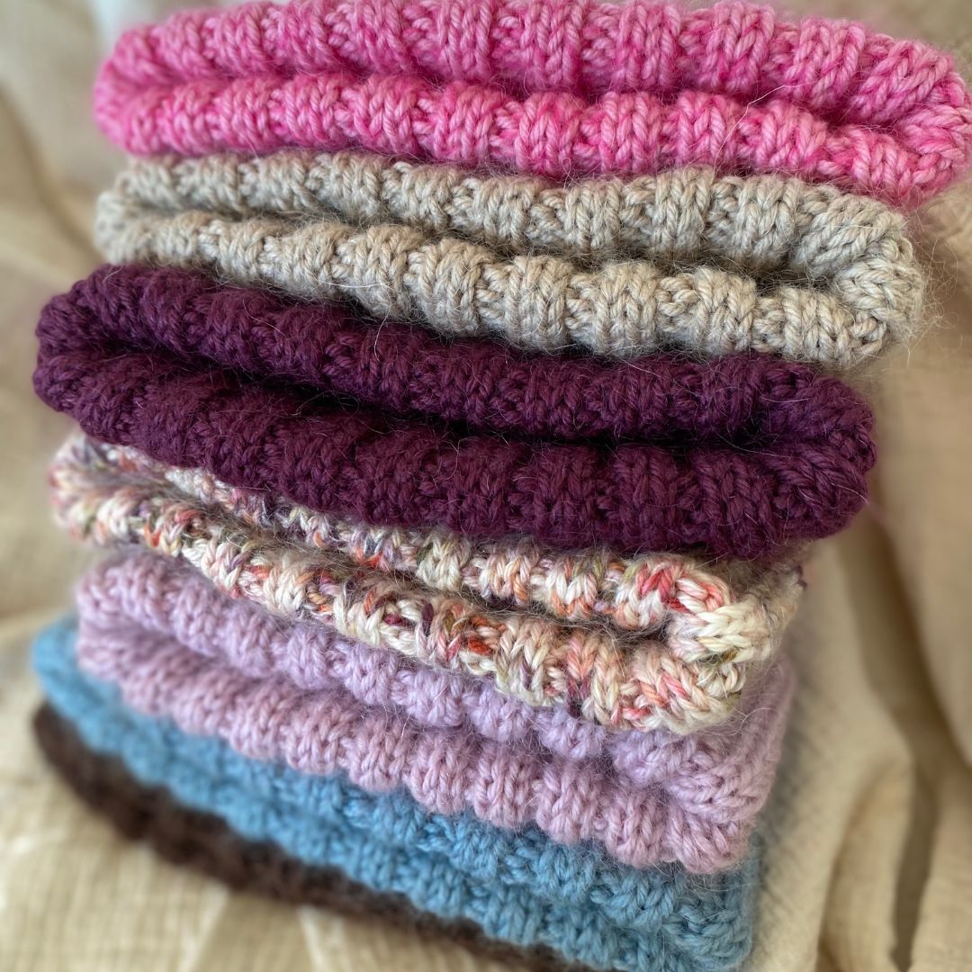 Mohair & Merino Wool Beanie - Hand-Knitted