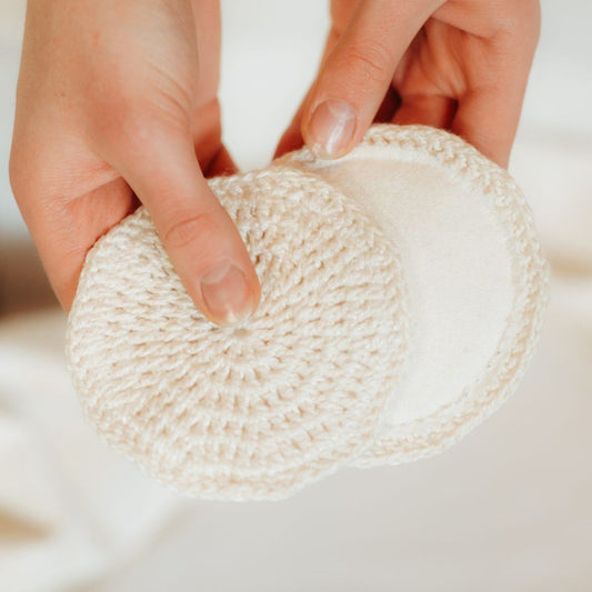 Organic Nursing Pads - Natural Reusable (4 Pads)