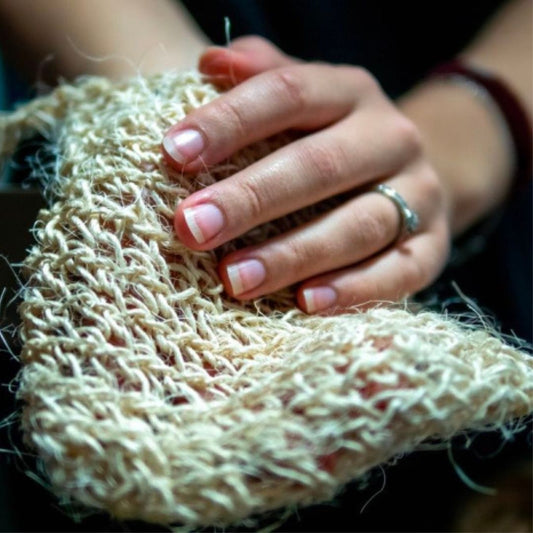 Sisal Wash Glove - Natural Exfoliating Body Scrubber
