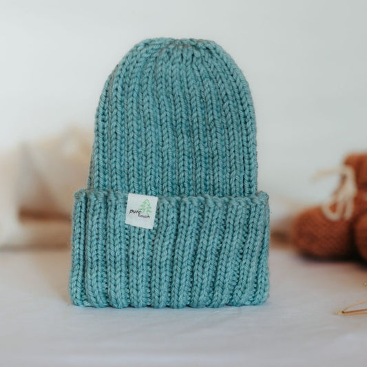 Baby Beanie - 100% Merino Wool