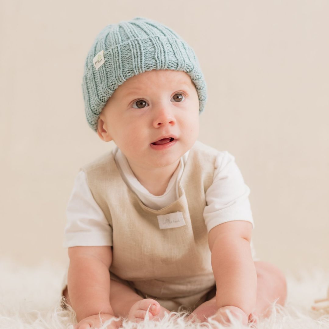 Baby Beanie - 100% Merino Wool