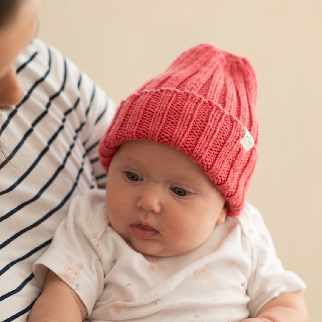 Baby Beanie - 100% Merino Wool