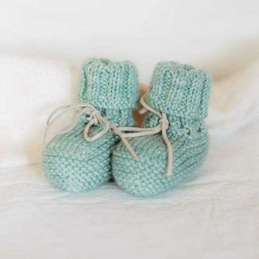 Baby Booties - 100% Merino Wool