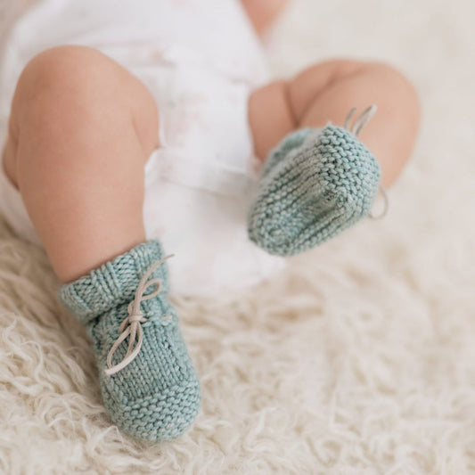 Baby Booties - 100% Merino Wool