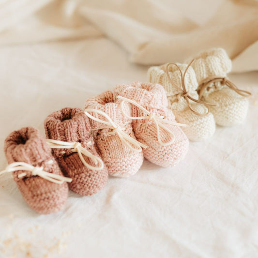 Baby Booties - 100% Organic Cotton