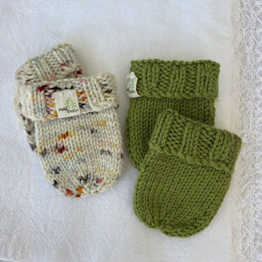 Baby Merino Mittens - 100% Fine Merino Wool