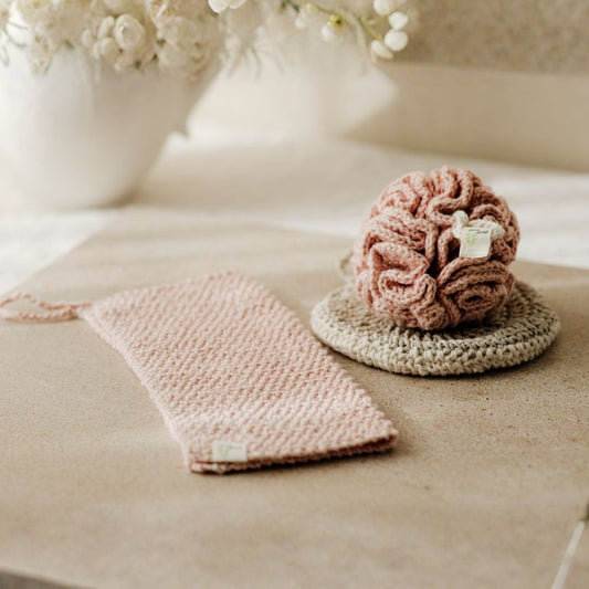 Bathroom Pamper Set - Organic Cotton