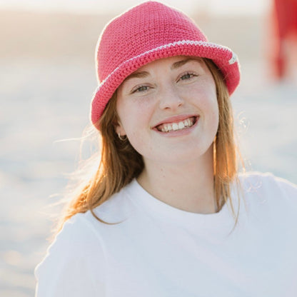 Bella Bucket Hat - Organic Cotton Crochet