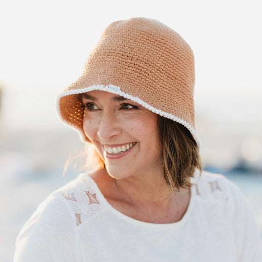 Bella Bucket Hat - Organic Cotton Crochet