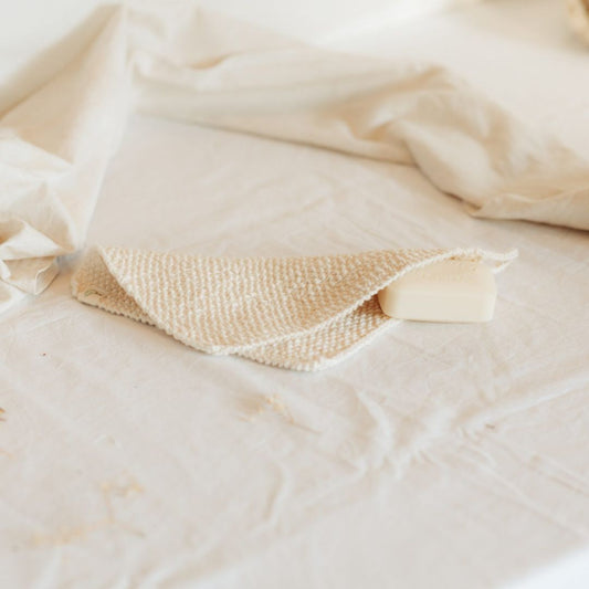 Biodegradable cotton dish cloth sustainable kitchen cleaning