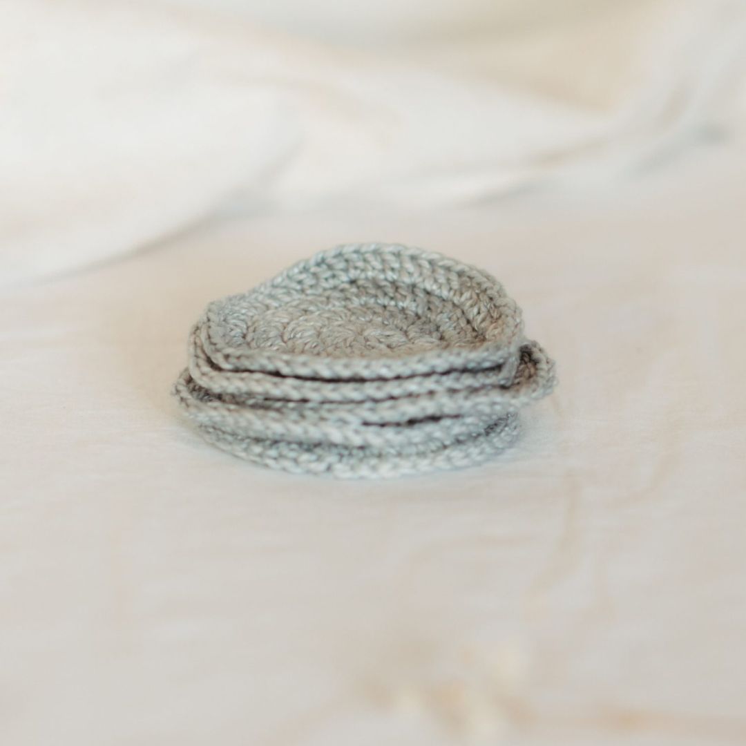 Face Wipes (5-Pack) - Reusable Organic Cotton