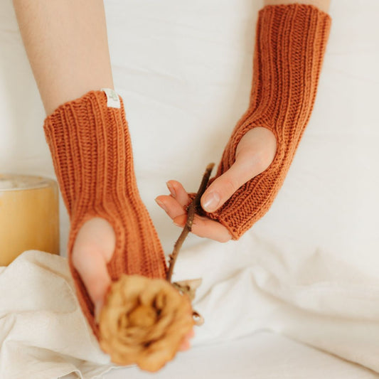 Fingerless Gloves - Merino Wool Hand Warmers