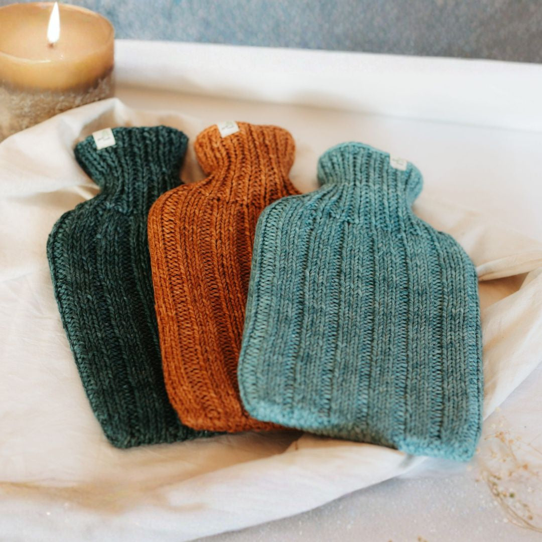 Hot Water Bottle Cover - Bamboo Organic Cotton