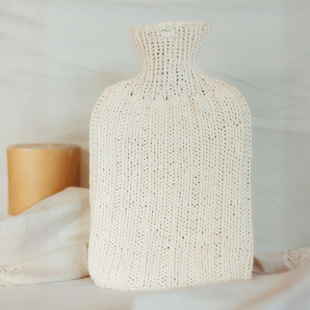 Hot Water Bottle Cover - Bamboo Organic Cotton