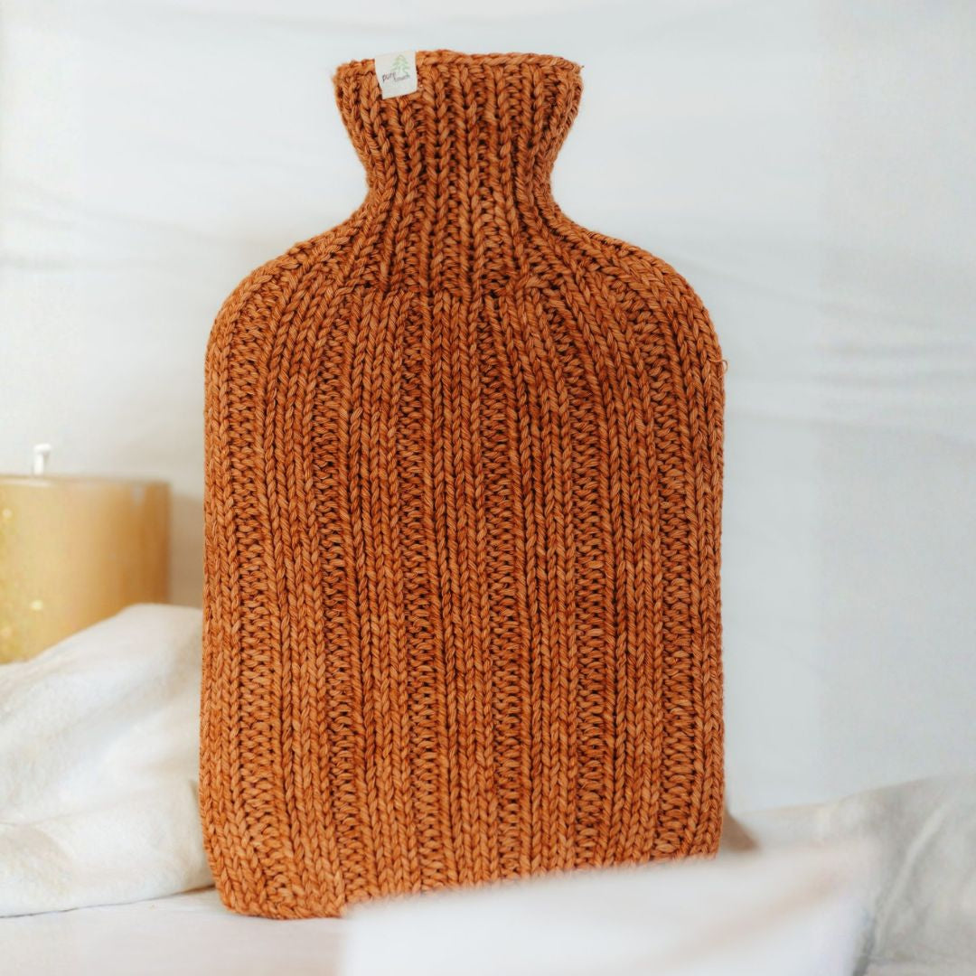 Hot Water Bottle Cover - Bamboo Organic Cotton