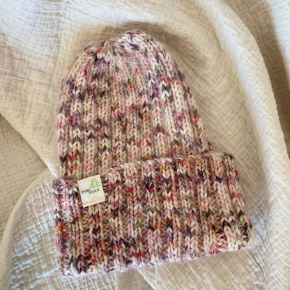 Mohair & Merino Wool Beanie - Hand-Knitted