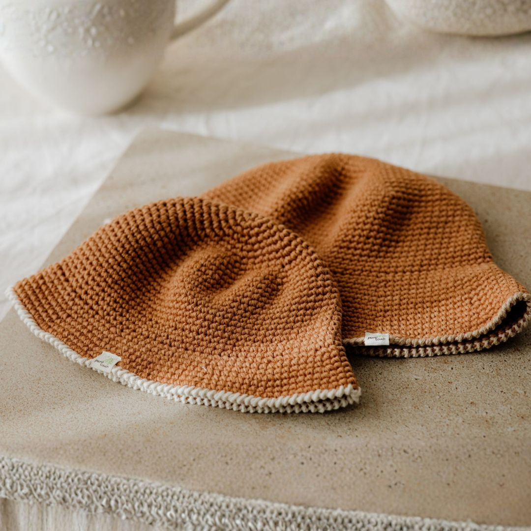 Mini-Me Bucket Hat Set - Mom & Toddler Organic Cotton