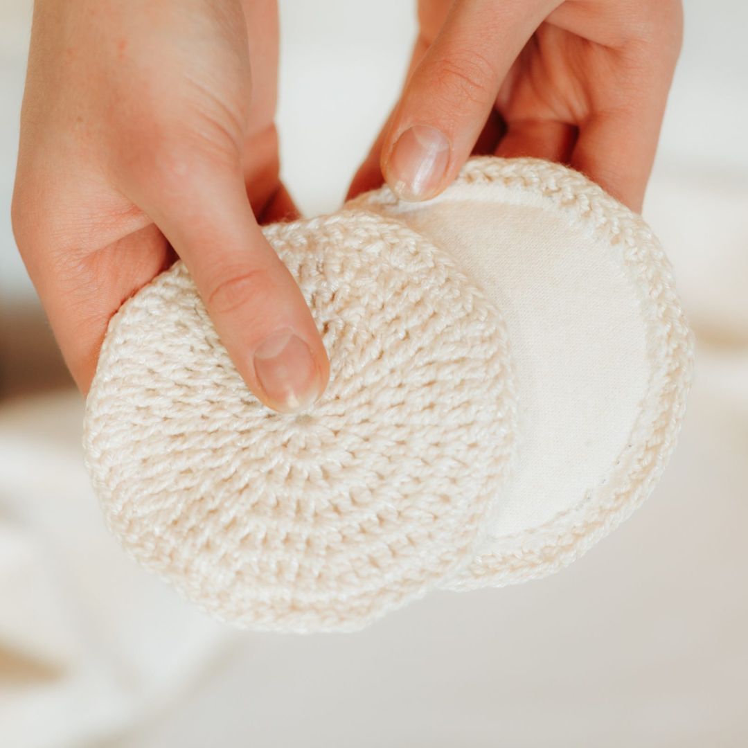 Organic Nursing Pads - Natural Reusable (4 Pads)