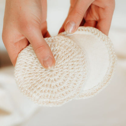 Organic Nursing Pads - Natural Reusable (4 Pads)