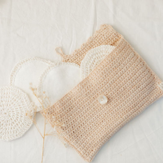 Organic Nursing Pads - Natural Reusable (4 Pads)