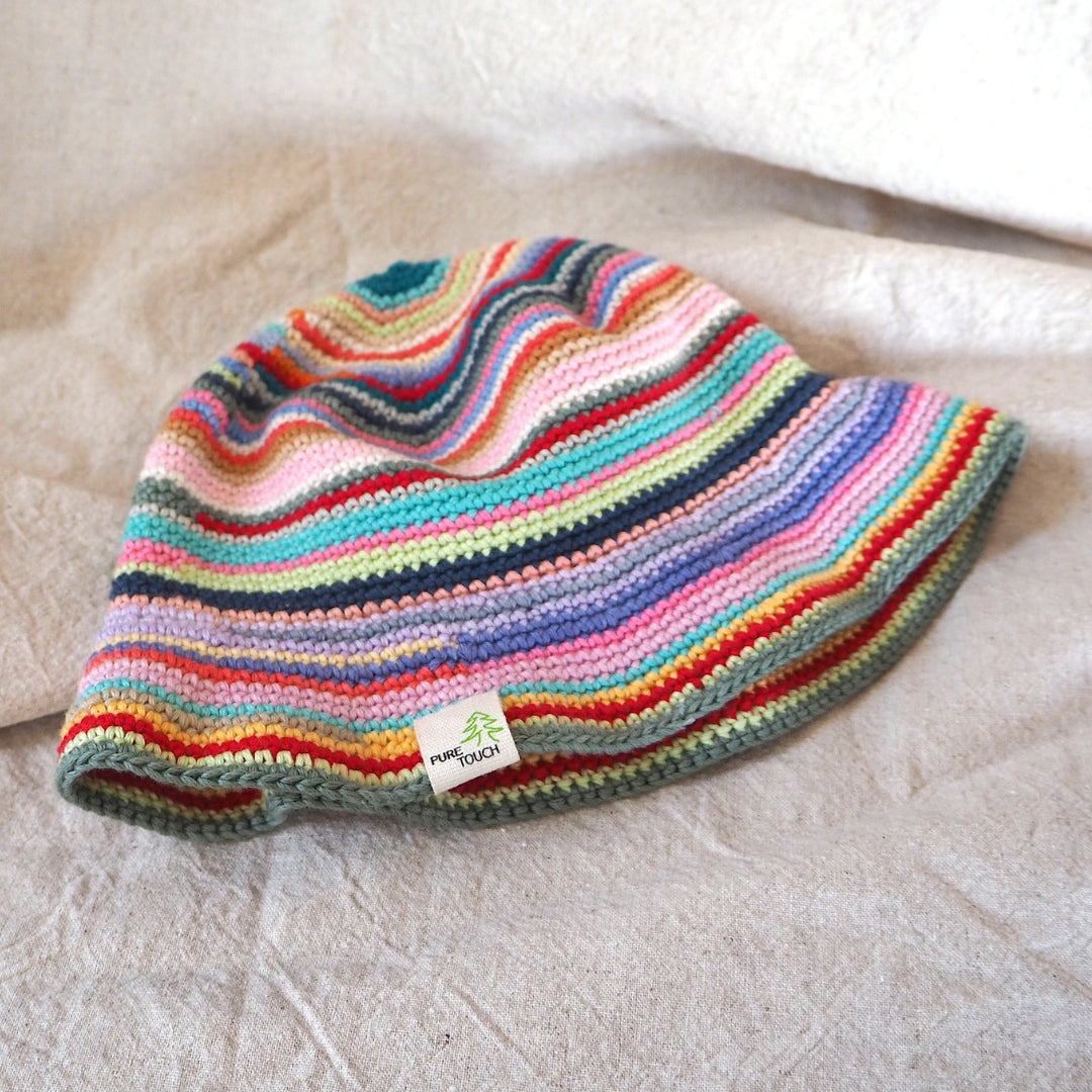 Baby & Toddler Striped Bella Bucket Hats - Organic Cotton