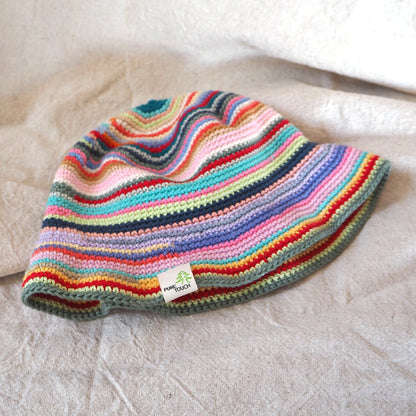 Baby & Toddler Striped Bella Bucket Hats - Organic Cotton