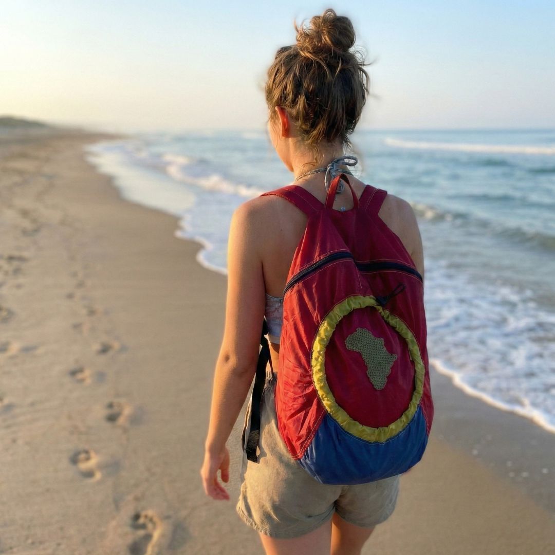 Upcycled Parachute BackPack - 10L Waterproof | Pure Touch