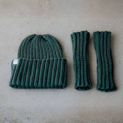 Winter Warmers - Merino Wool Beanie & Hand Warmers Set